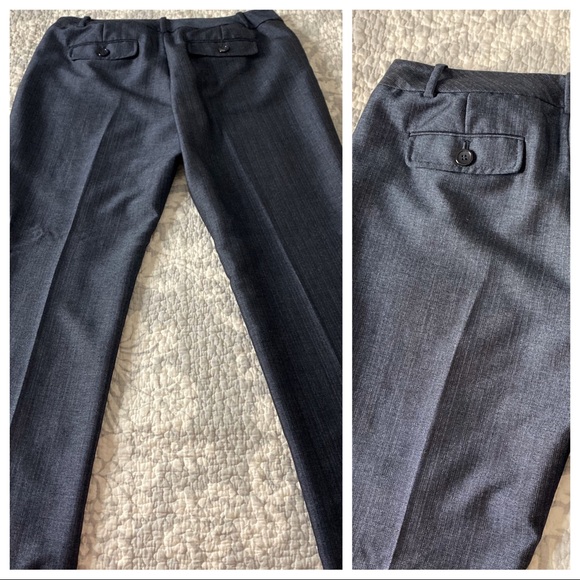 The Limited Cassidy Fit Slacks Deep Blue Gray SZ 8 - Picture 4 of 8